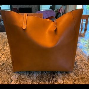 Gap synthetic leather tote